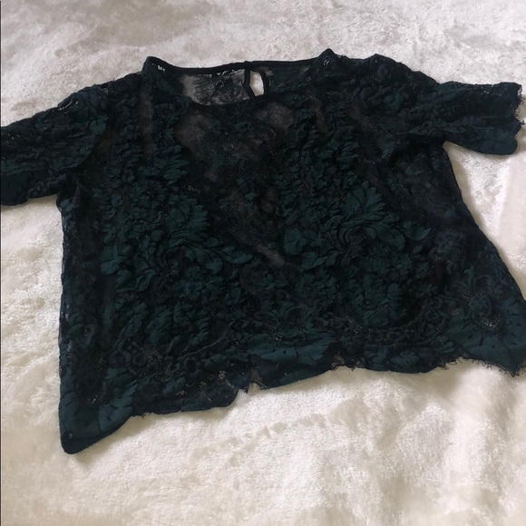 Green Lace T-Shirt - Picture 2 of 2